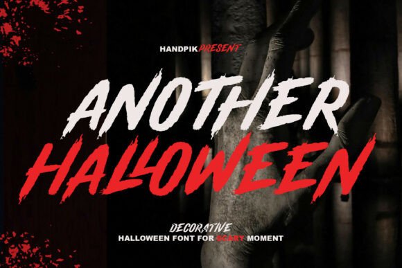 Another Halloween Font for Editorial Design and Branding
