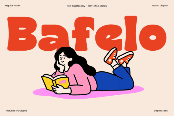 Bafelo: A Playful Display Font for Creative Makers