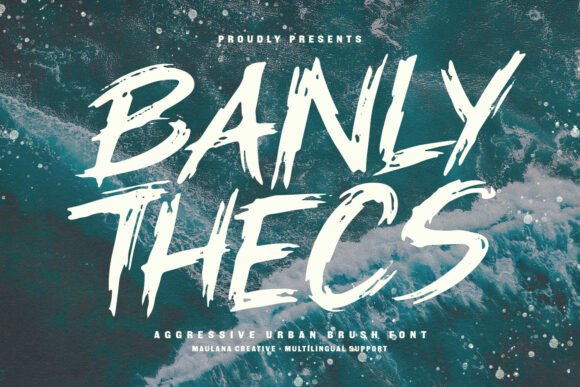 Banly Thecs Font for Bold Editorial Design