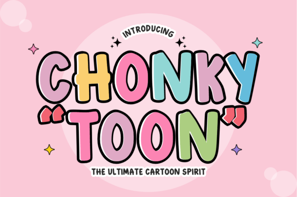 Chonky Toon Font for Creative Projects