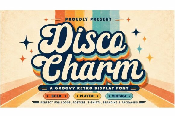 Disco Charm Font for Bold and Playful Branding