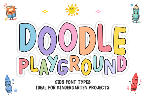 Doodle Playground Font for Creative Handmade Projects