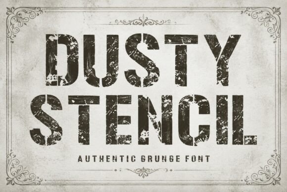 Dusty Stencil Font for Bold Campaign Designs