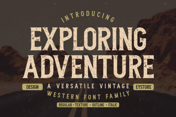 Exploring Adventure Font for Bold Editorial Design