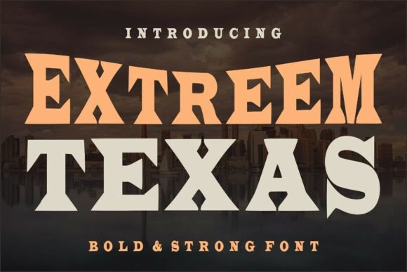 Extreeme Texas for Bold Branding and Eye-Catching Design