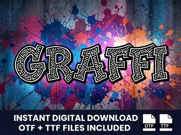 Graffi: A Bold Display Font for Digital Creativity