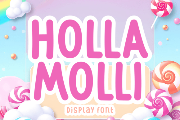 Holla Molli Font for Playful Editorial Design