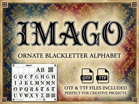 Imago: A Regal Display Font for Handmade Creations