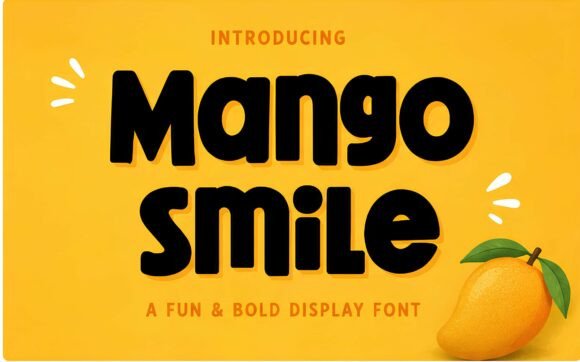 Mango Smile Display Font for Vibrant Web Designs