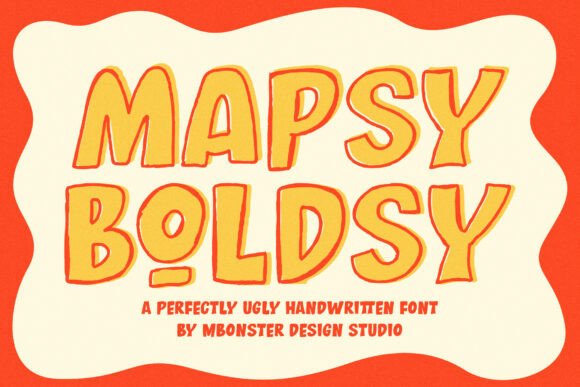 Mapsy Boldsy: A Playful Font for Bold Branding