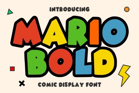 Mario Bold: A Playful Font for Memorable Branding