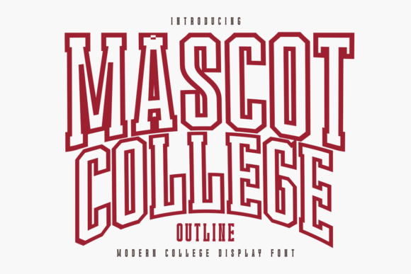 Mascot College Outline for Professional Branding and Creative Projects
