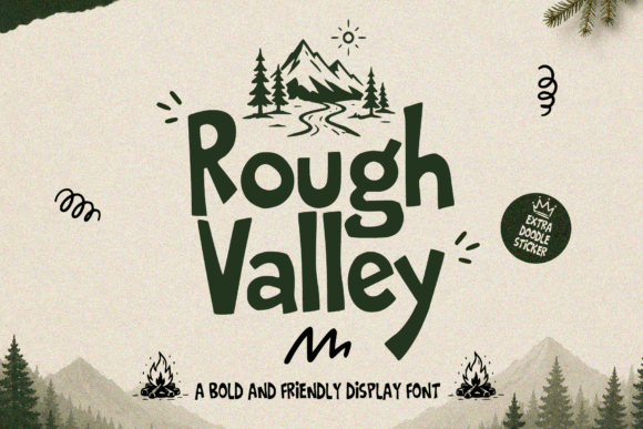 Rough Valley – Bold Display Font for Impactful Branding