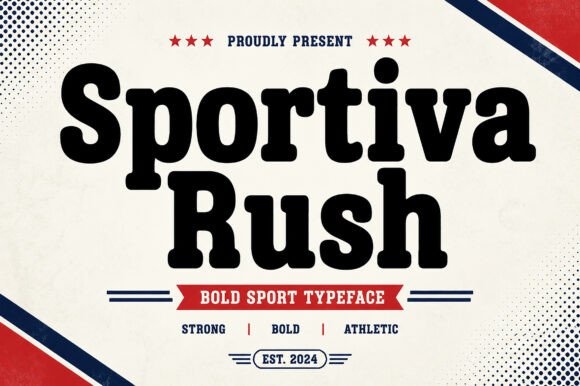 Sportiva Rush Font for Handmade Creations