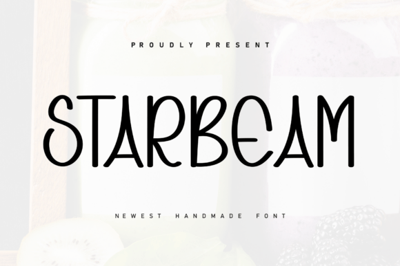 Starbeam: A Handwritten Font for Craft Creations