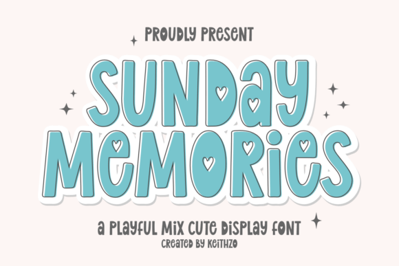 Sunday Memories Font for Editorial Design and Content Layout
