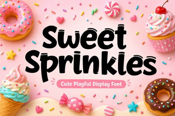 Sweet Sprinkles Font for Playful Campaign Design