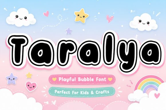 Taralya: A Playful Font for Creative Branding Projects
