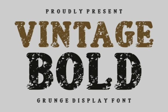Vintage Bold for Timeless Editorial Design