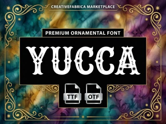 Yucca: A Premium Display Font for Bold Branding and Visual Impact